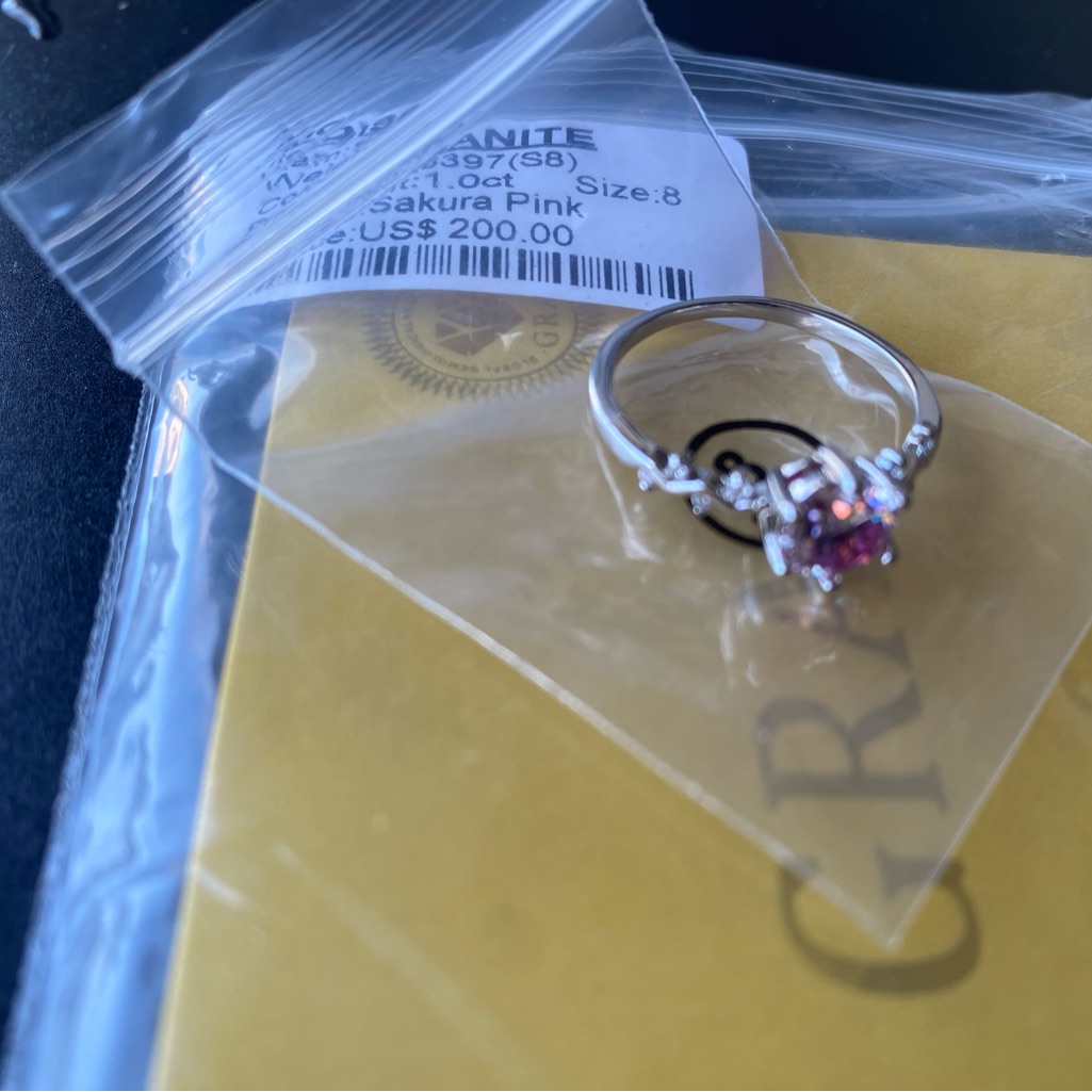 Sakura Pink Gemstone Ring